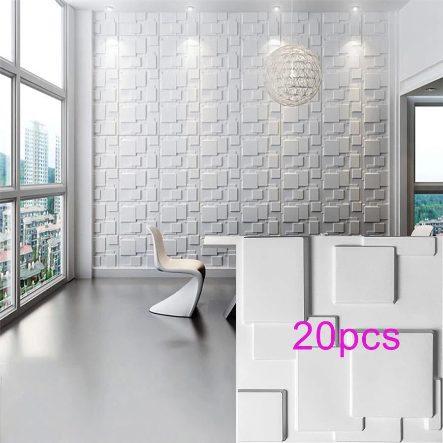 3D textured wall panel for indoor wall decoration