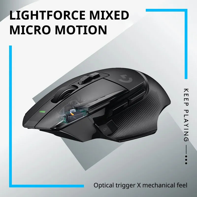 Logitech (G) G502 X Advanced Edition New Optical-mechanical Hybrid Micro HERO Engine