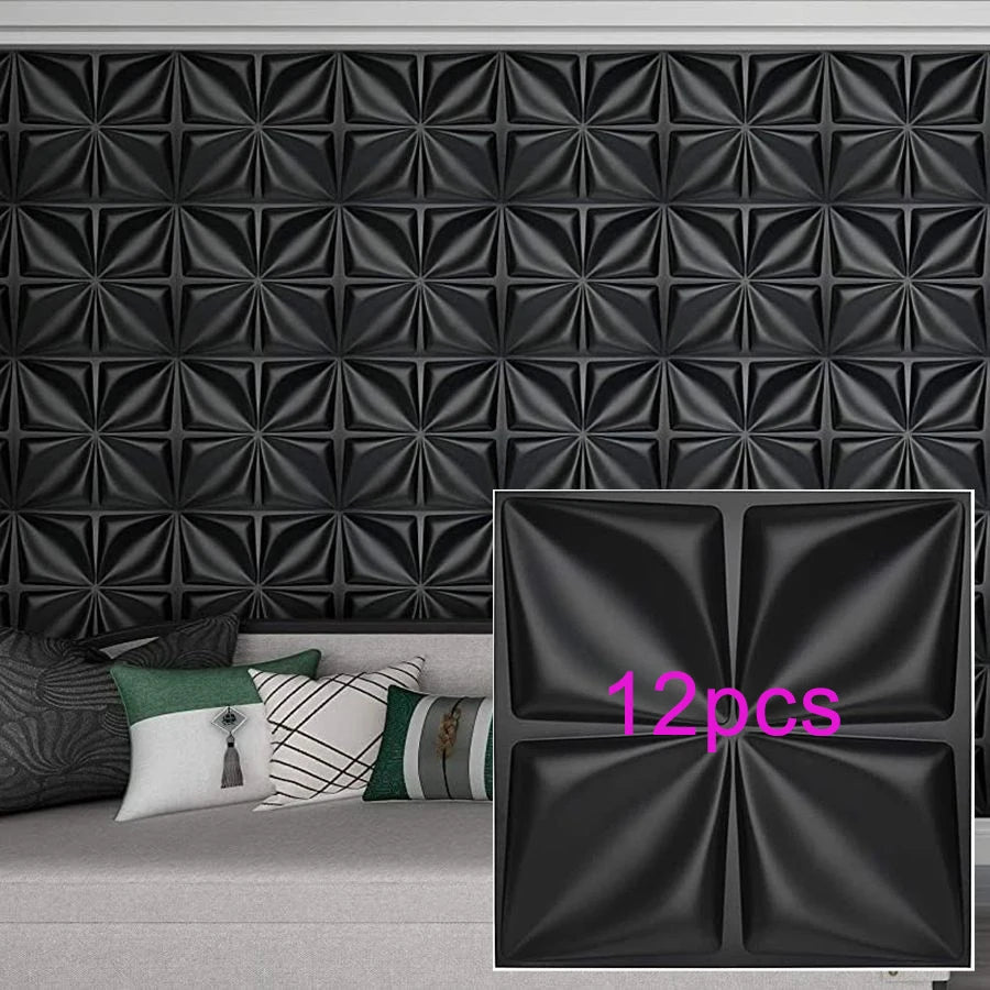 3D textured wall panel for indoor wall decoration