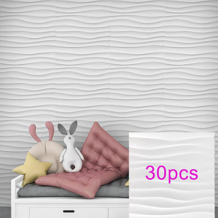 3D textured wall panel for indoor wall decoration