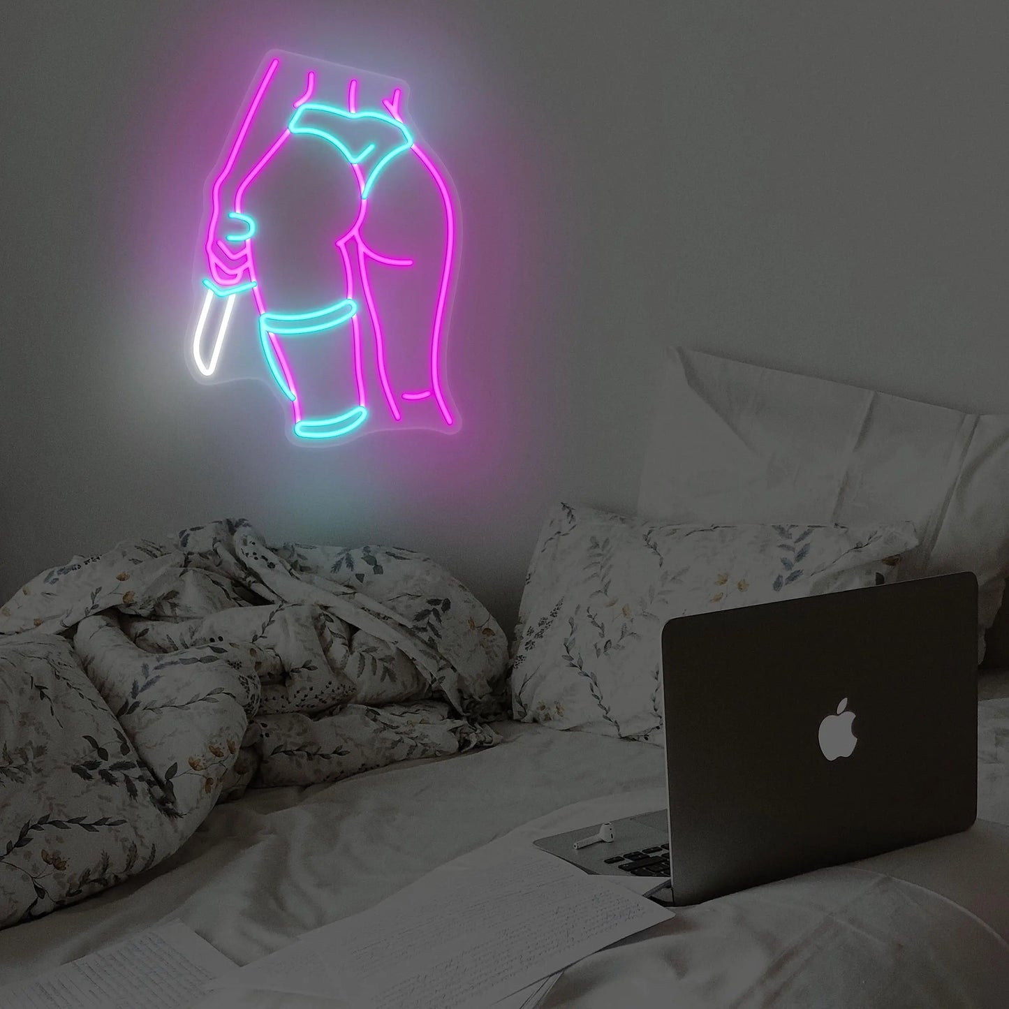 Killer Girl Neon Sign Lady Back Neon Wall Decor Sexy