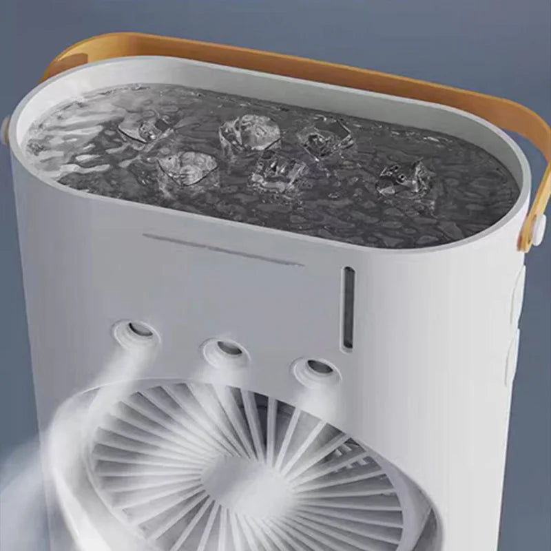 3-hole Double Head Fog Fan Portable air Conditioner USB Cable humidifier