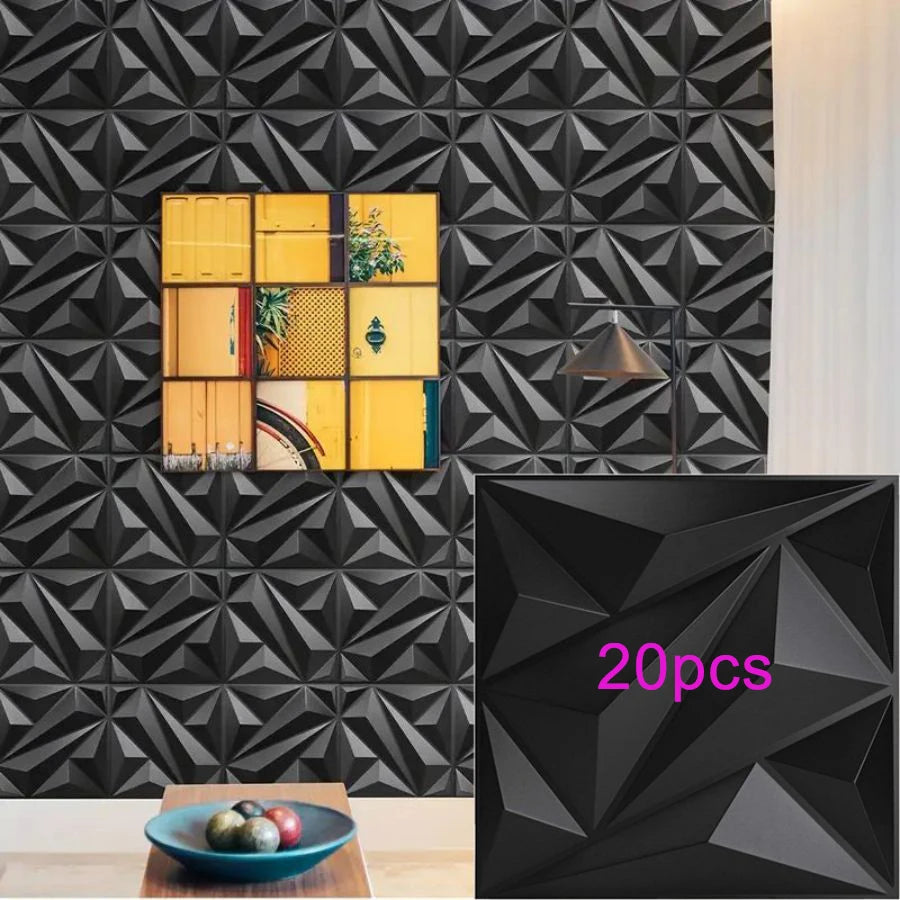 3D textured wall panel for indoor wall decoration