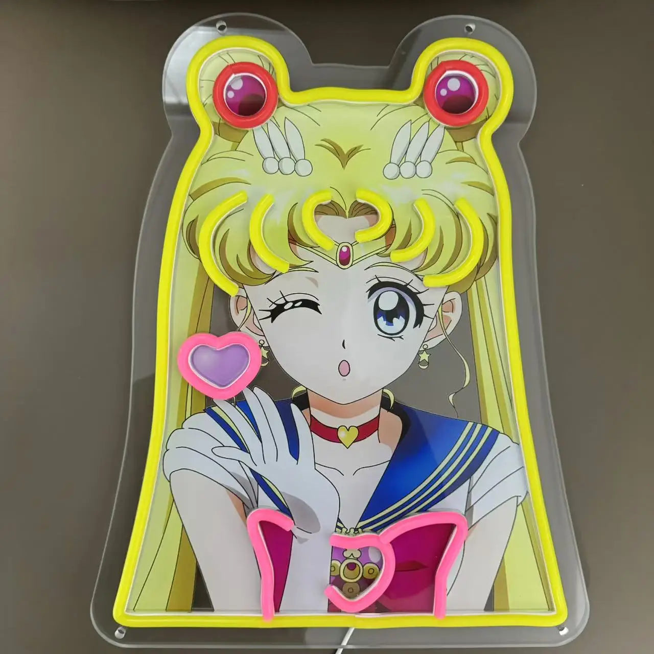 Anime Super Sailor Moon Acrylic Neon Light