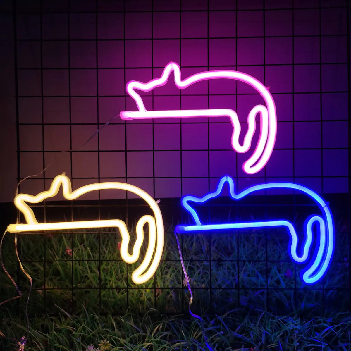 Cat Neon Sign for Wall Decor Led Light