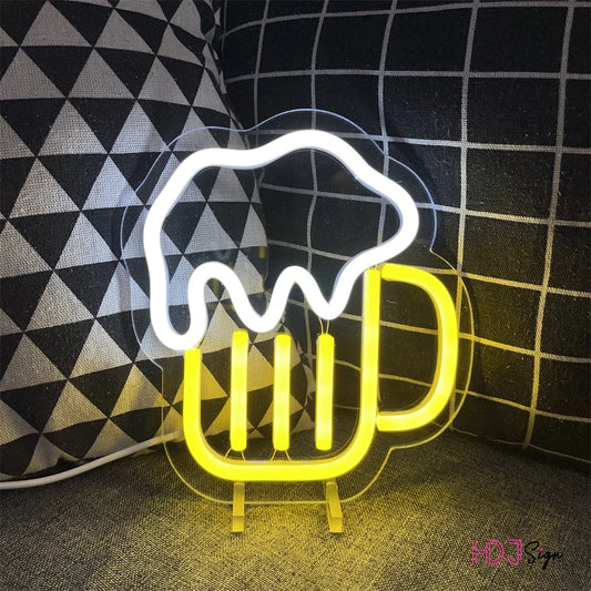 Bar Beer LED Neon Night Light