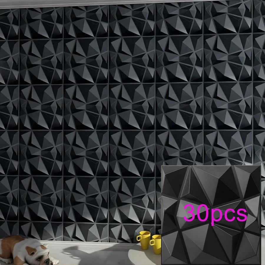 3D textured wall panel for indoor wall decoration