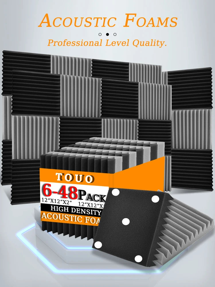 Acoustic Foam Panels Wall Absorbing Material