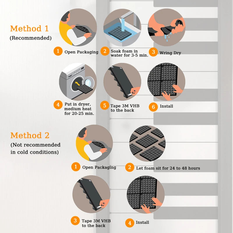 Acoustic Foam Panels Wall Absorbing Material