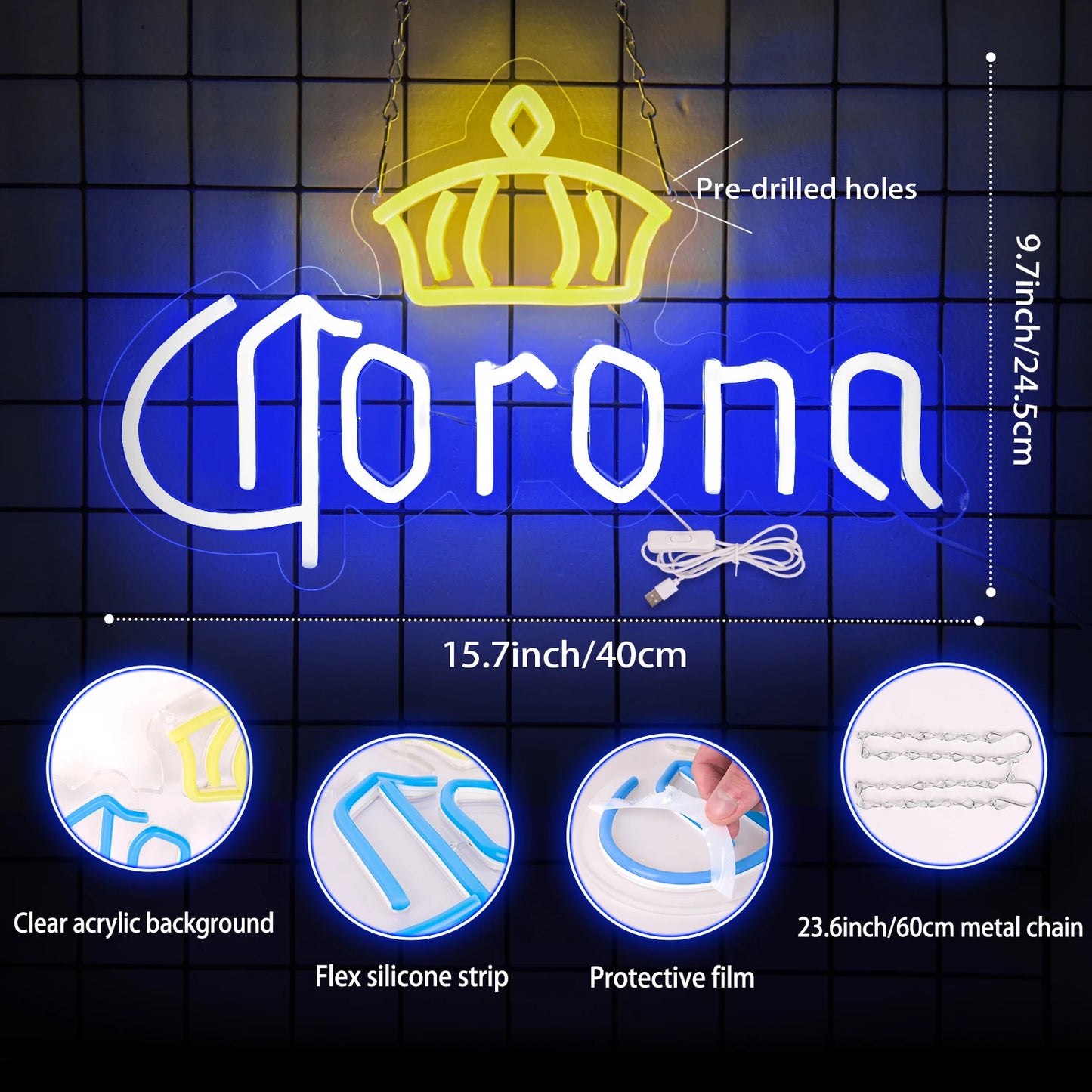 Corona Led Light Neon