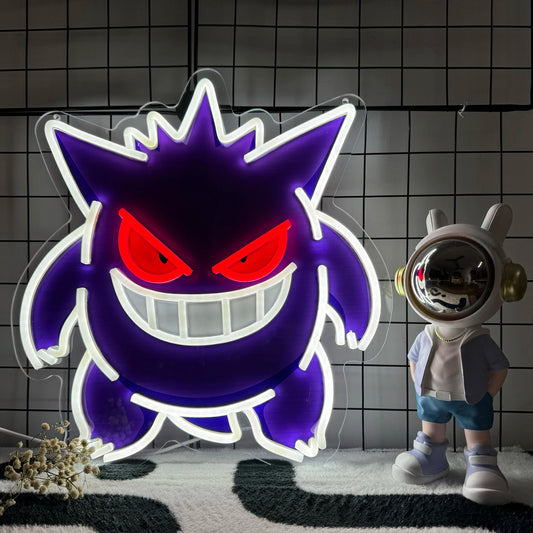 Gengar Acrylic Neon LED Light Anime Pokemon